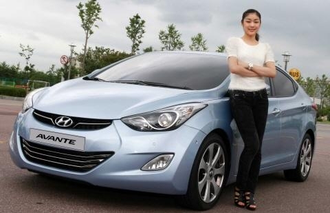 김연아,‘신형 아반떼’ 1호 시승자로 선정 