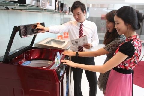 대용량 세탁기 판매 '돌풍'