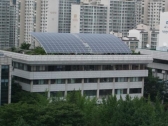 청사건물, 태양광발전설비 가동