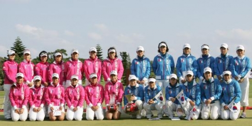 한국 일본 여자프로골프대항전 무산위기