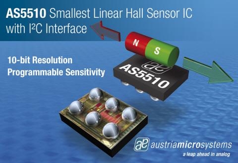 I²C 이용, 최소형 리니어 홀센서 출시