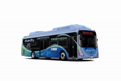 국내최초 CNG 버스 '블루시티' 국산화 개발
