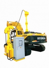 현대重, 세계 최초 전기 굴삭기 양산