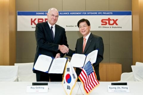 STX조선해양-美 KBR, 해양플랜트 '협력'