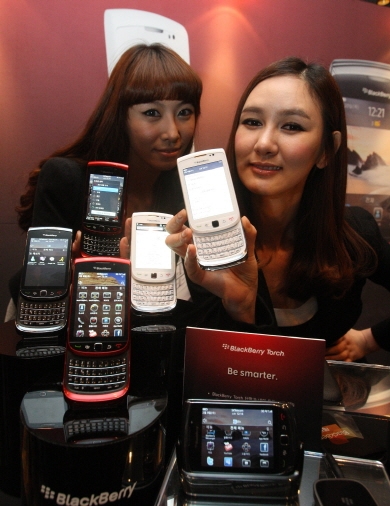 BlackBerry Torch 국내 출시