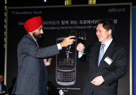 BlackBerry Torch VIP 론칭