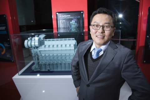 자동차 기술 응용, 친환경 선박 엔진 개발