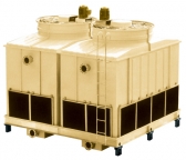 대향류 사각 밀폐형 냉각탑, 냉각수 절감효과 탁월