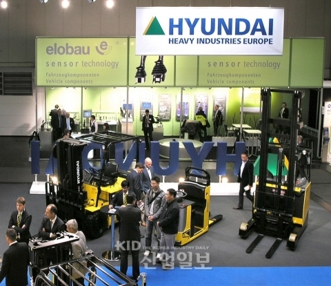 현대重, 유럽 지게차 시장 공략 강화