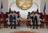 신재현 에너지자원 협력대사, 라오스 신임총리 예방