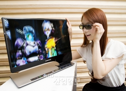 풀HD 3D LED 모니터 '독특하네'