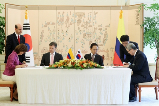 한-콜롬비아 ‘전략적 동반자 관계’ 격상 