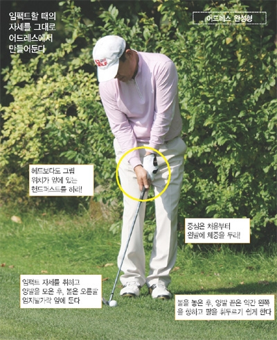 러닝어프로치-어드레스 하는법<2>