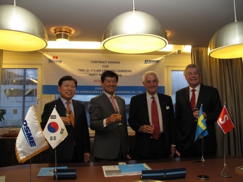 대우조선해양, 스웨덴에서 LNG 운반선 2척 수주