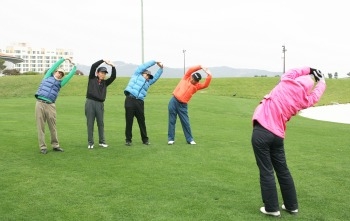 The excitement of winter golf 