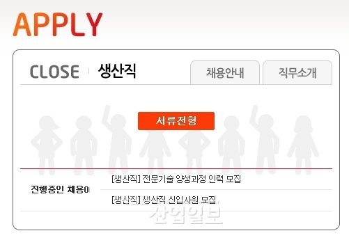 기아자동차 생산직 채용, 합격자 발표 임박