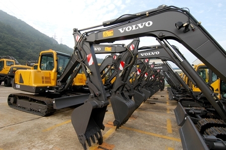 볼보건설기계코리아, 월별 생산량 사상 최대치 돌파