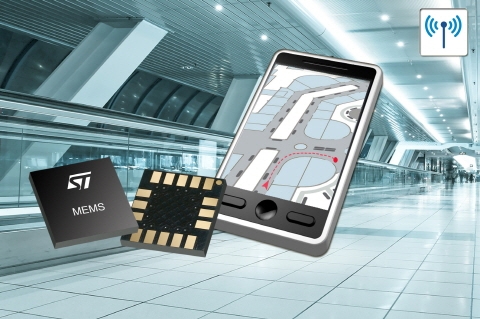 ST, 실내 내비게이션 정확도 개선 센서 출시