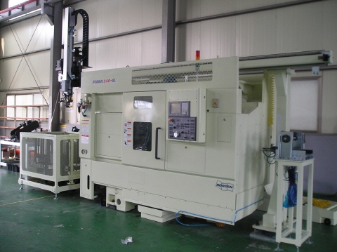 메가테크, 기계 가공공장의 무인라인 시스템