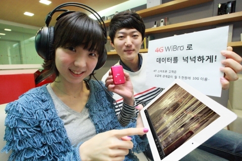 4G 와이브로 마음껏 쓰려면?