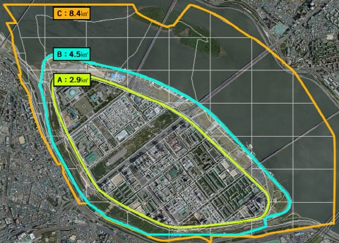 90년 대비 약 4배 증가, 공장용지도 3.2배 증가