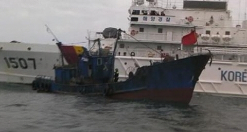 불법어선 나포, 2시간만에 목포해경 불법어선 나포