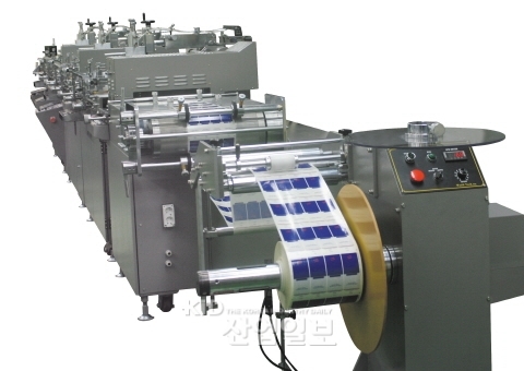 월드텍, UV건조기, IR 건조기 겸용 자동라벨스크린인쇄기