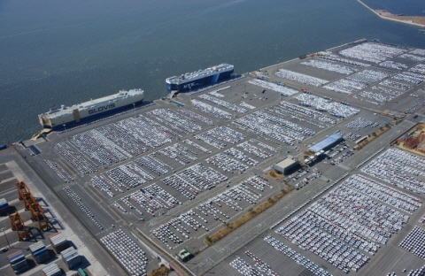 평택항 자동차 처리량 1위 수성 `굳건`