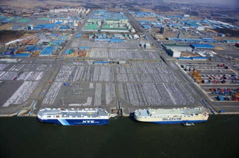 평택항 자동차 처리량 1위 수성 `굳건`