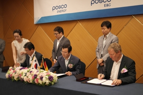 지멘스, 포스코에너지에 고효율 발전 설비 공급