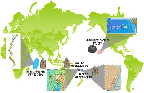 인도양에 제주도 면적의 5.4배 해양광물영토 확보