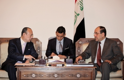 김승연 한화 회장, 이라크 총리와 태양광 발전, 군시설 재건 등 추가 수주 협의