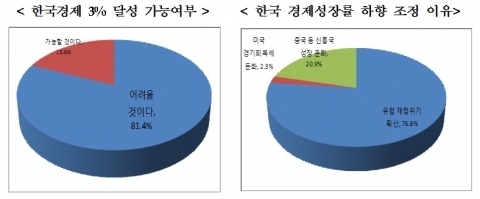 경제전문가 4명 중 3명, 한국 경제 장기 경기침체 가능성 높아