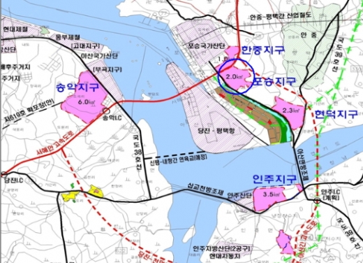 포승지구 개발, 본 궤도 올랐다