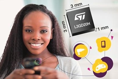 ST마이크로일렉트로닉스, 3박자 갖춘  3축 자이로스코프 출시