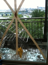 태풍 피해, 서울 흑석동 아파트 유리창 ‘와장창’