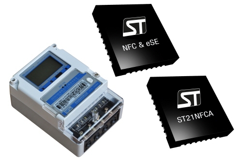 ST마이크로일렉트로닉스의 NFC 솔루션, 와슨 그룹 전력 계량기 적용