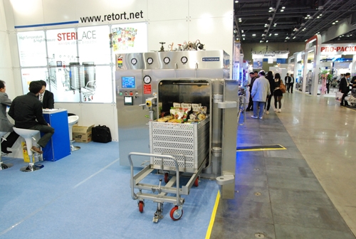 [2012 서울국제포장전 현장스케치] ㈜경한에서 선보이는 레토르트 살균장치
