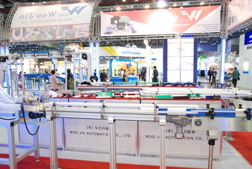 [2012 서울국제포장전 현장스케치] ㈜우진자동화, 지속적인 품목 개발과 품질향상을 최우선으로 하는 물류자동화 기업