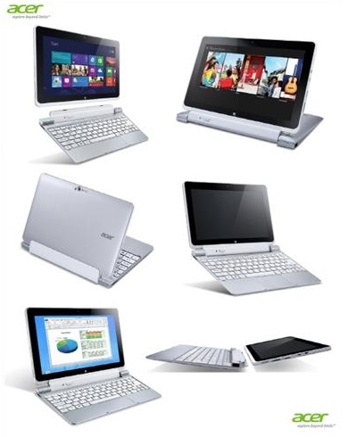 에이서, 하이브리드 윈도우8 태블릿 '아이코니아 탭 W510' 출시