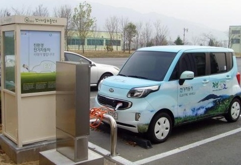 친환경 전기자동차 운행 시작  