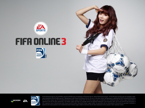 ‘FIFA 온라인 3’에 합류한 포미닛 현아 '매혹적' 