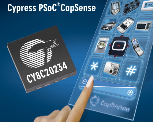 싸이프레스의 새로운 캡센스(CapSense™) 디바이스, 콰이엇존(QuietZone™) 기술 제공