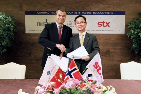 STX다롄, 2,000억원 규모 벌커 4척 수주