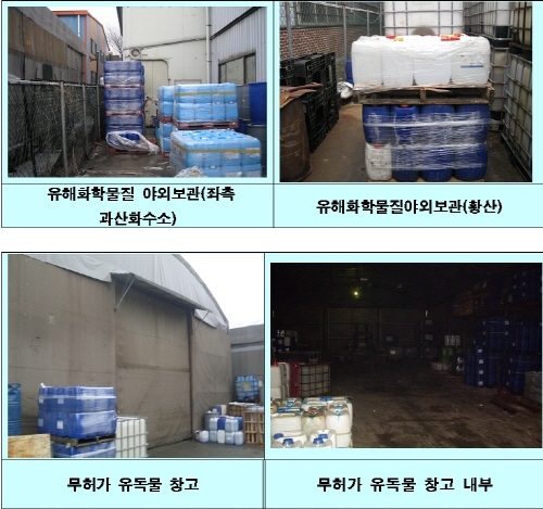 유해화학물질 취급업자 24곳 철퇴