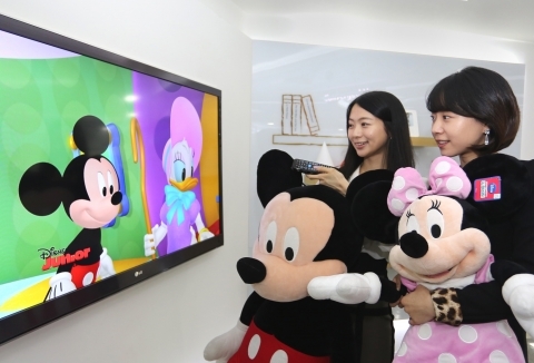 인기 디즈니 애니메이션을 u+tv G로