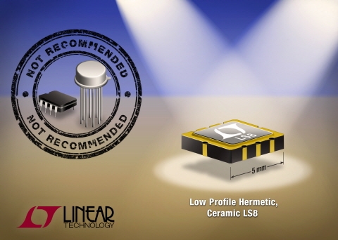 리니어, 소형 표면실장의 밀폐형 전압 레퍼런스 출시