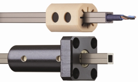 한국이구스, KIMES서 초경량 직동 가이드 시스템 선보여