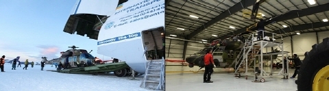 국산헬기 수리온 국내 최초 알래스카 저온시험 성공