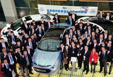 현대차, 중국 딜러망 860개로 늘린다